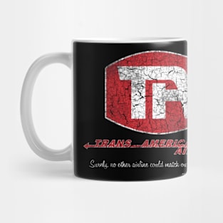 TRANS AMERICAN Airplane Mug